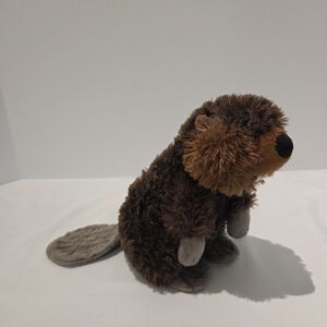 Wild Republic Beaver 8" Mini Plush Brown Gray Stuffed Animal | Realistic Plush